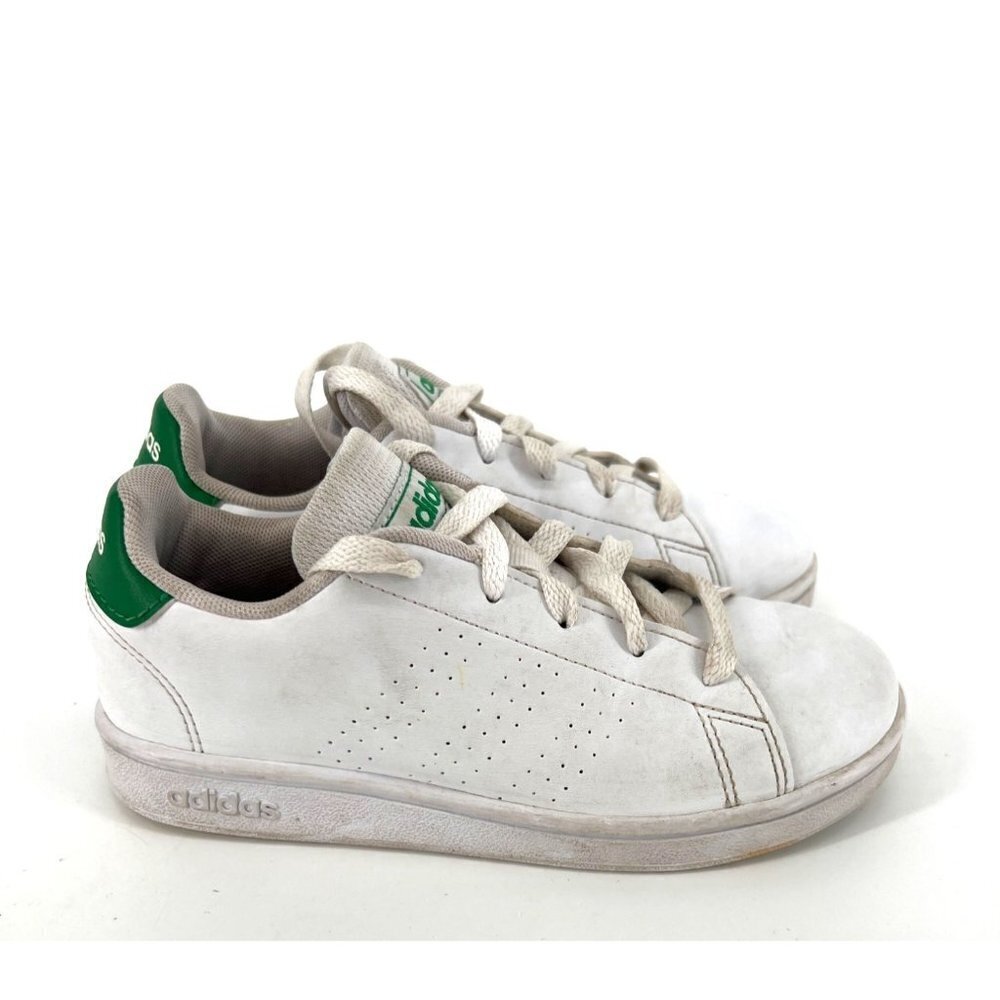 Adidas Originals Kids Sneakers Size 13 White and Green